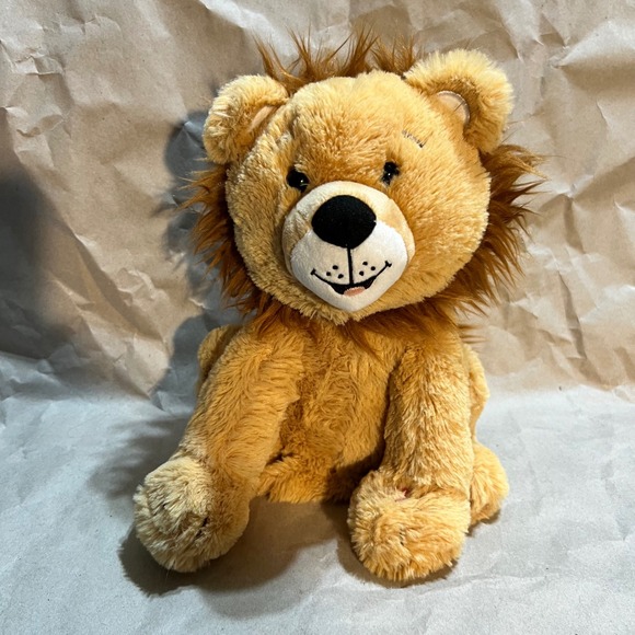 Cuddle Barn Other - Cuddle Barn Lucas Lion Plush Tan Gold Animated Wild Thing Stuffed Animal Toy